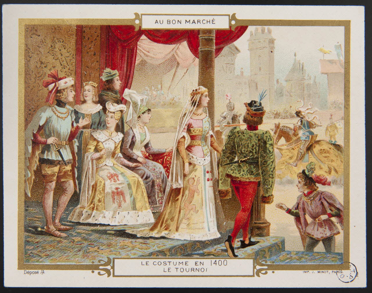 Vallet-Minot et Cie carte réclame chromo Paris 1900-1914 1942.26.479 Photo