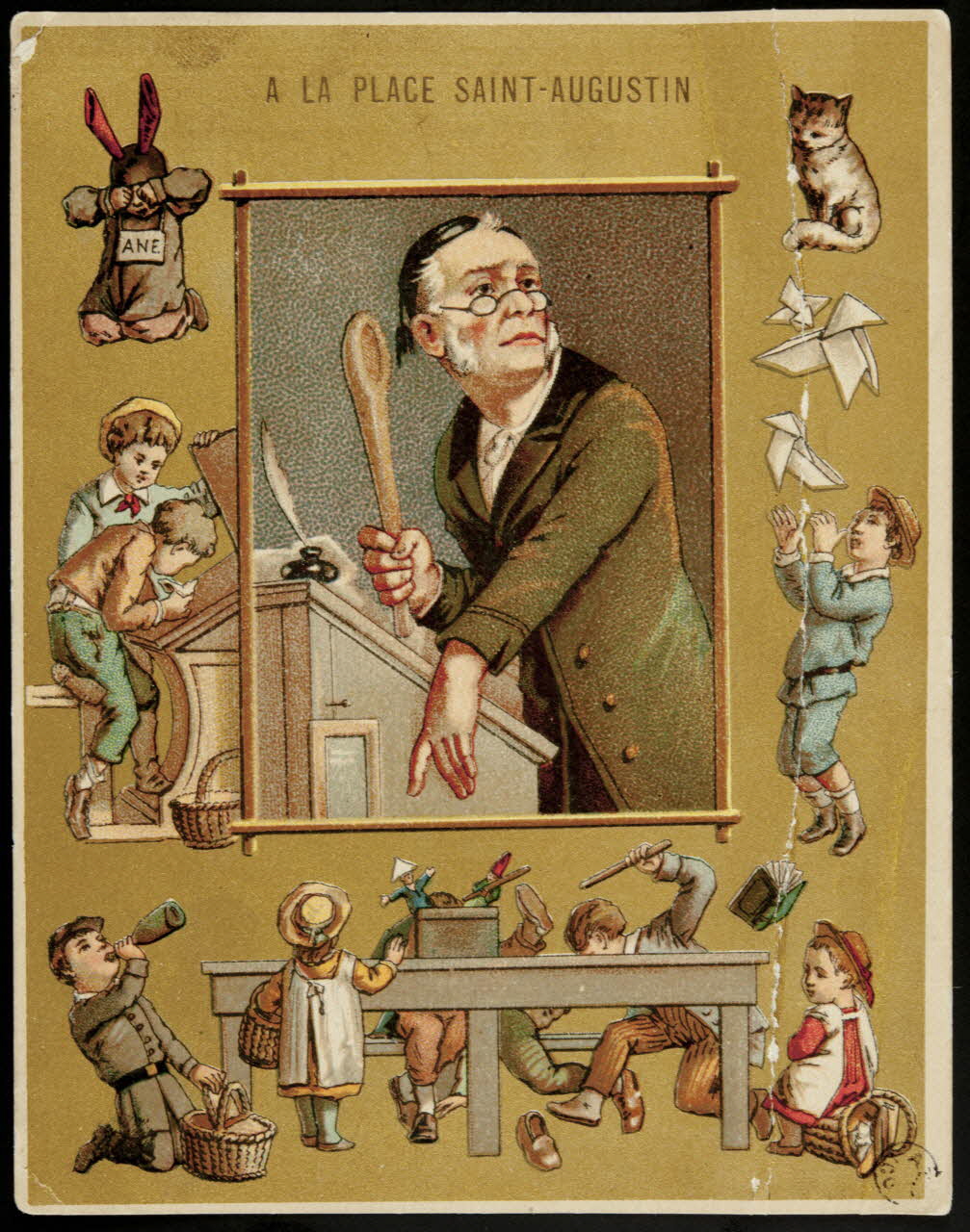 carte réclame Le maître d'école 1942.26.520 Photo