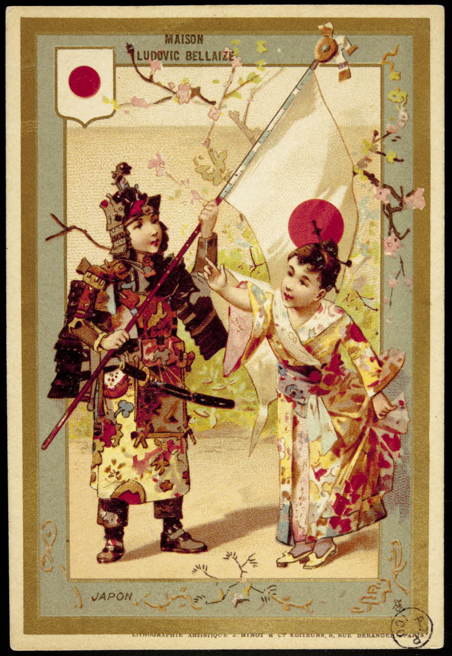 Meissner et Buch ; Chanel E. carte réclame chromo Liepzig 1899 1942.26.531 Photo