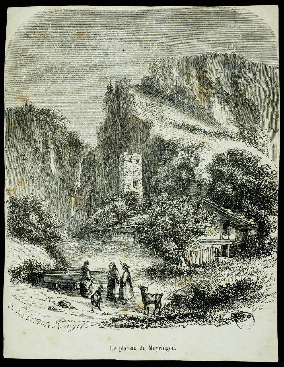 estampe Le plateau de Meyringen. 1942.26.575 Photo