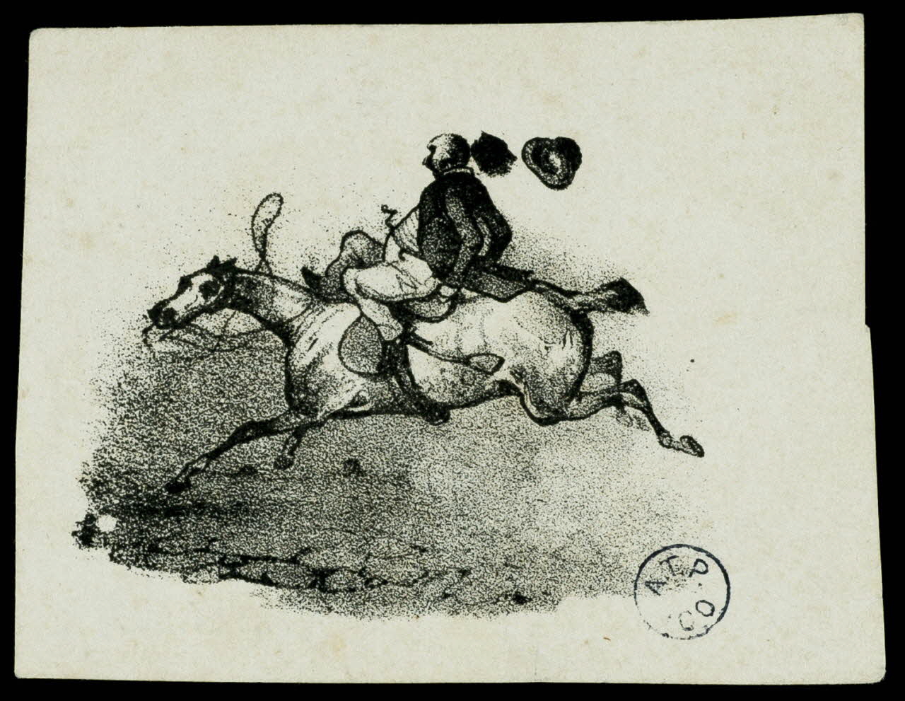 estampe Homme sur son cheval 1942.26.576 Photo