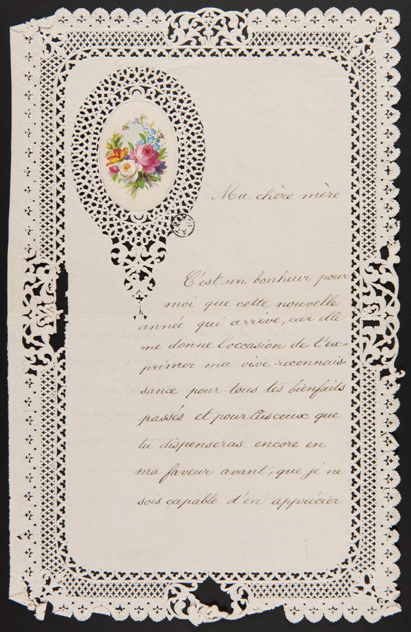 papier à lettre Lettre d'un enfant à sa mère 1942.26.605 Photo