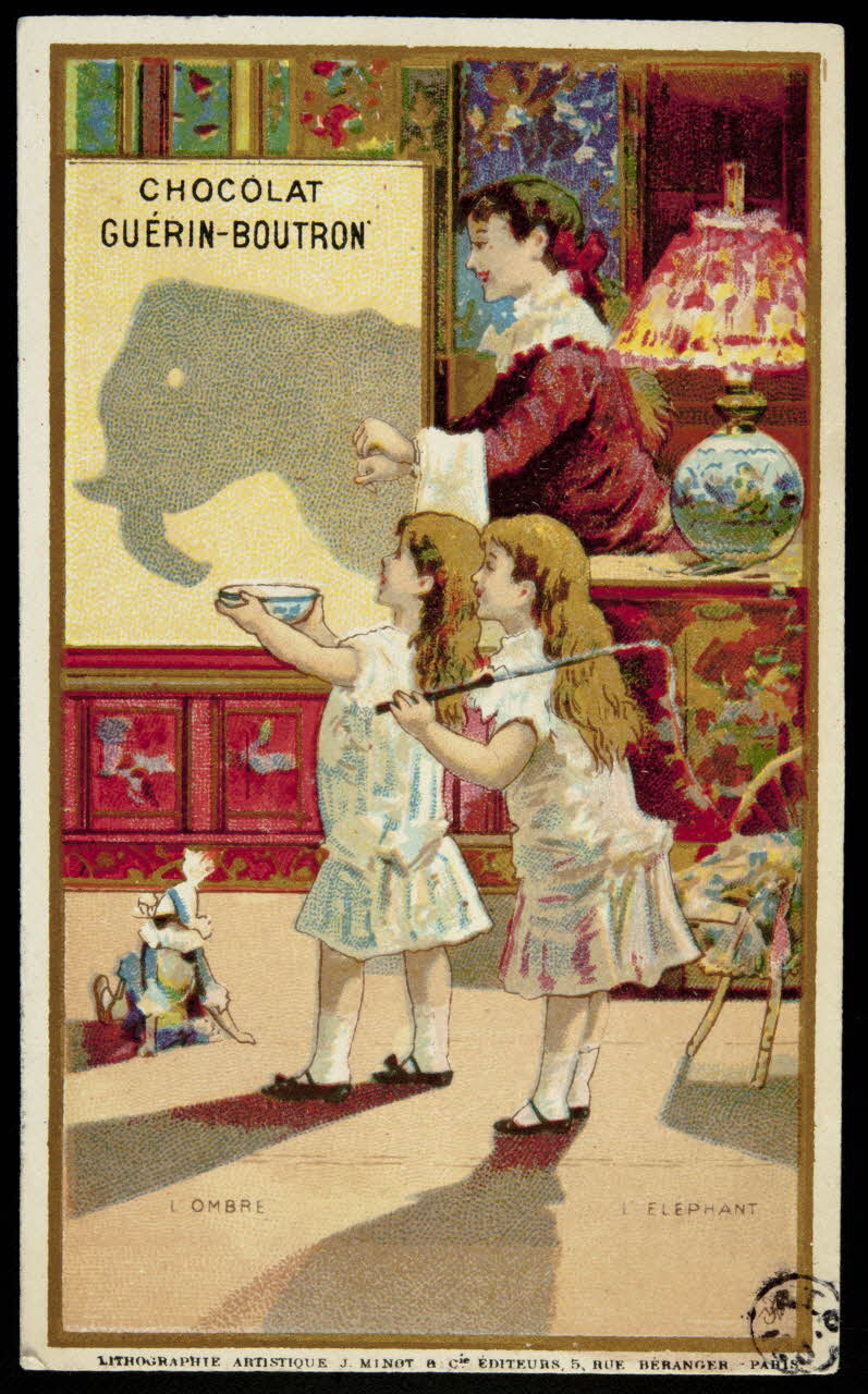 carte réclame L'OMBRE  L'ELEPHANT 1942.26.62 Photo