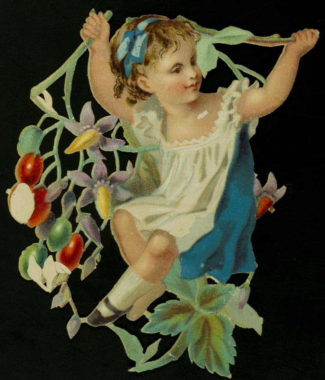 estampe Fillette dans les fleurs 1942.26.627 Photo