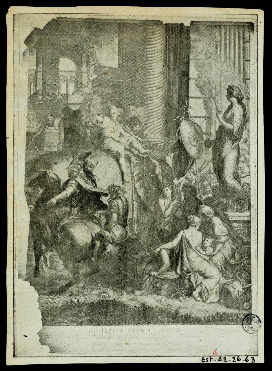 estampe SIC VIRTUS EVEHIT ARDENS 1942.26.63 Photo