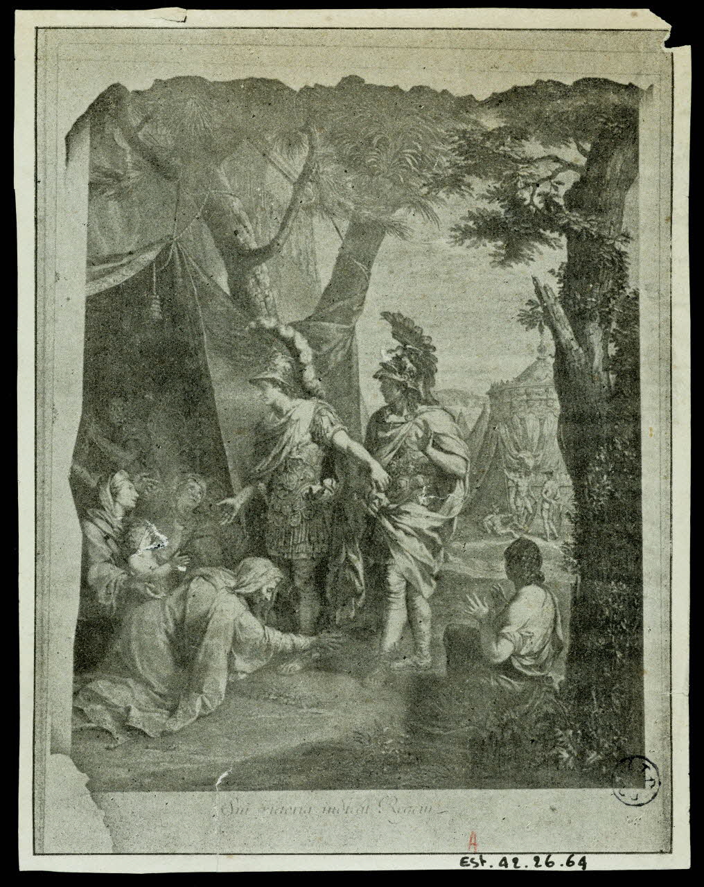 estampe Groupe suppliant des soldats romains 1942.26.64 Photo