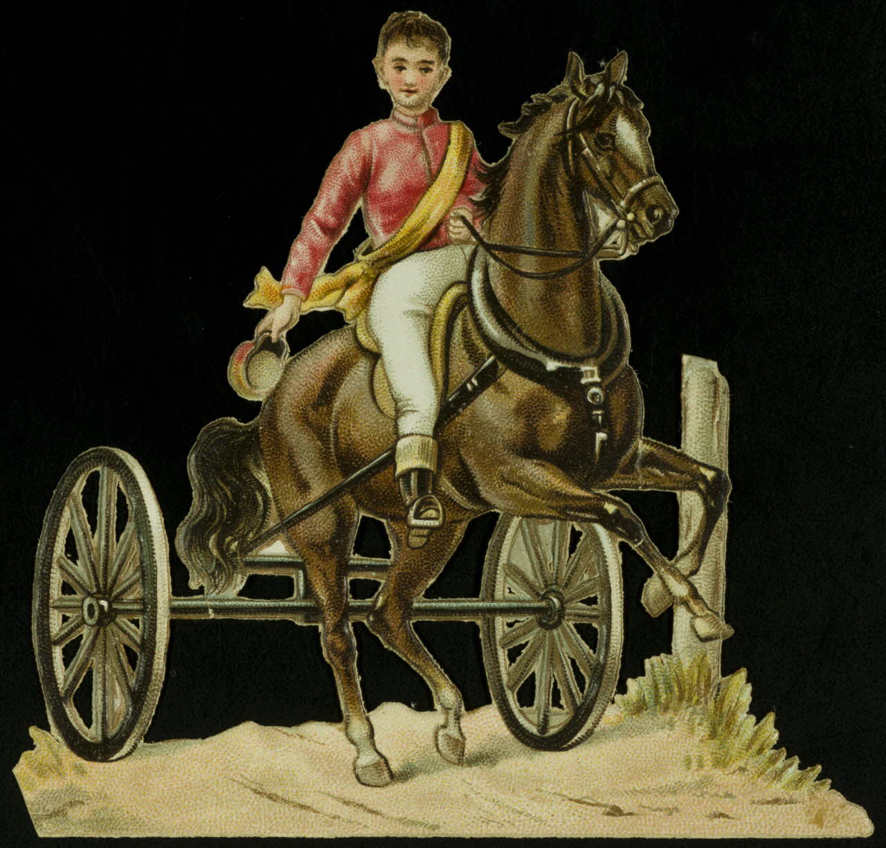 estampe Garçon à cheval 1942.26.646  Photo