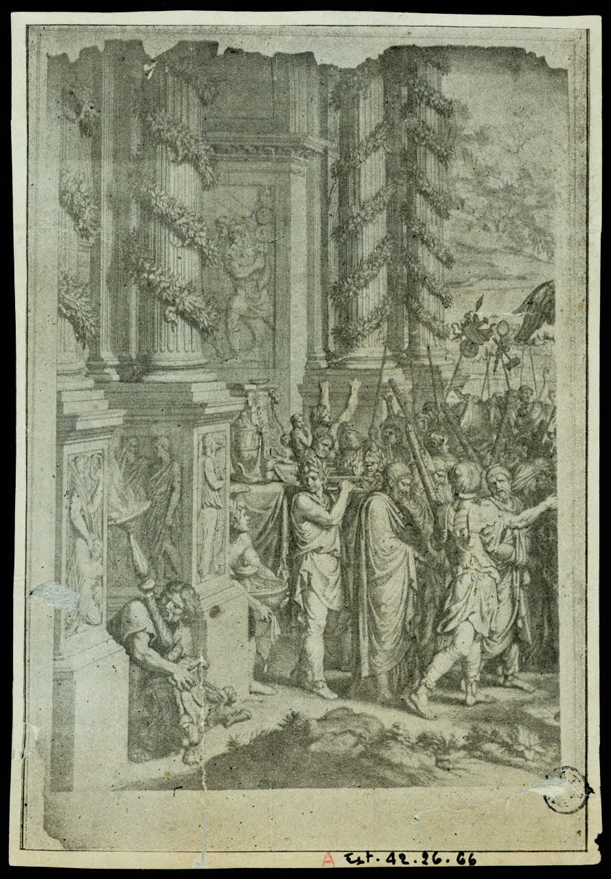 estampe Procession romaine 1942.26.66 Photo