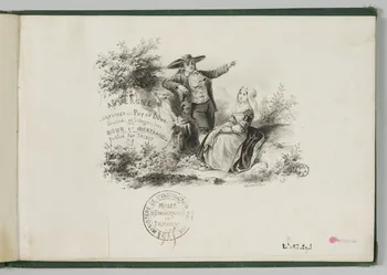 Bertrand Joannes ; Bour Charles ; Talbot (édit album AUVERGNE  COSTUMES DU PUY DE DÔME Paris 1858-1859 1942.27.1 Photo
