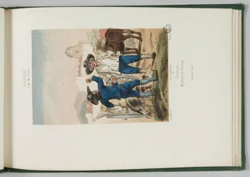 Bertrand Joannes ; Bour Charles ; Talbot (édit album Clermont  Marchands de Bestiaux. Paris 1858-1859 1942.27.10 Photo