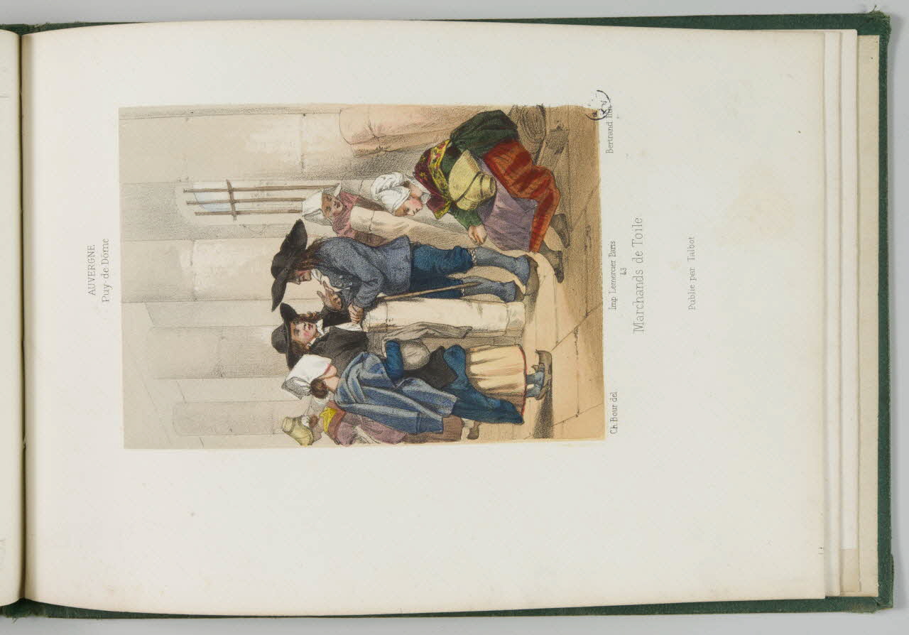 Bertrand Joannes ; Bour Charles ; Talbot (édit album Marchands de Toile Paris 1858-1859 1942.27.12 Photo