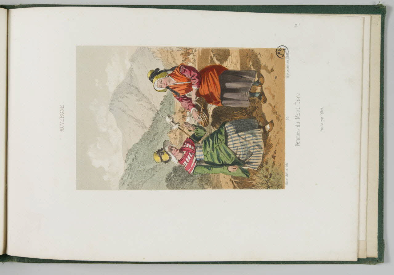 Bour Charles ; Talbot album Femmes du Mont-Dore. Paris 1858-1859 1942.27.13 Photo