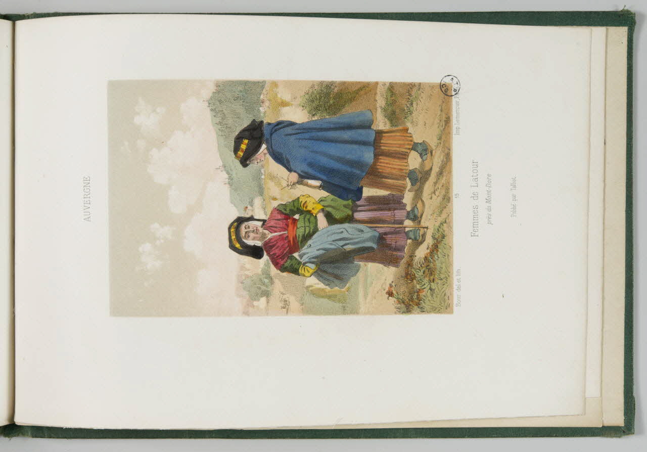 Bour Charles ; Talbot album Femmes de Latour  près du Mont-Dore Paris 1858-1859 1942.27.14 Photo