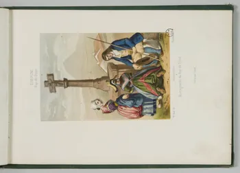 Bertrand Joannes ; Bour Charles ; Talbot (édit album Montagnards du Puy-de-Dôme Paris 1858-1859 1942.27.3 Photo