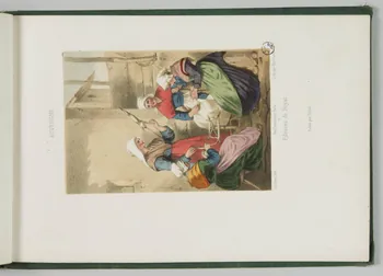 Bertrand Joannes ; Bour Charles ; Talbot (édit album Fileuses de Royat. Paris 1858-1859 1942.27.4 Photo