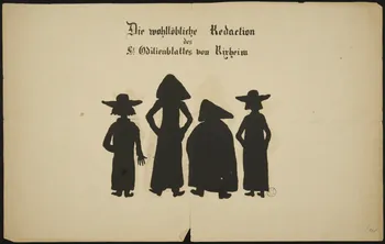 estampe Die wohllöbliche Redaction 1942.3.102  Photo