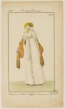 estampe Costume Parisien. Paris 1806 1942.3.4 Photo