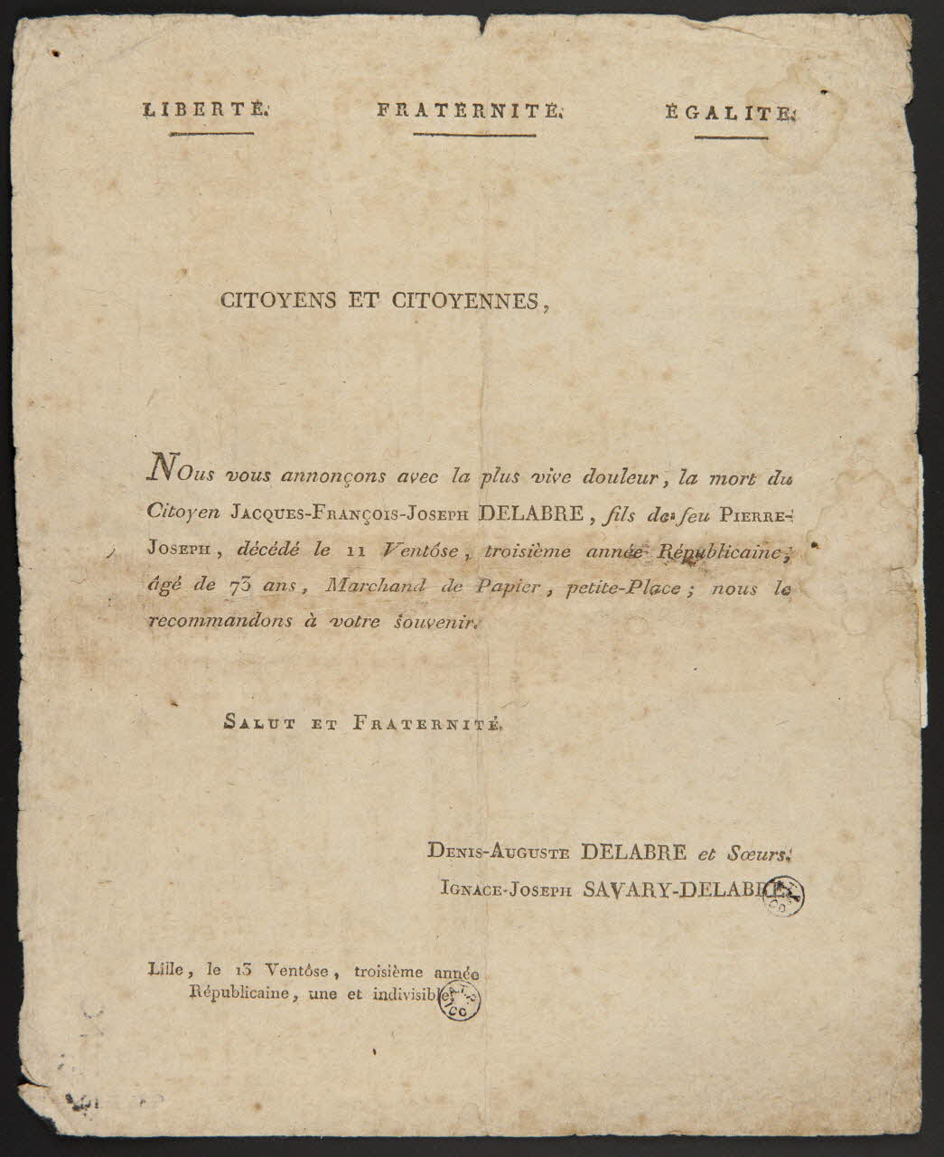 estampe Jacques-François-Joseph Delabre 1942.3.493 Photo