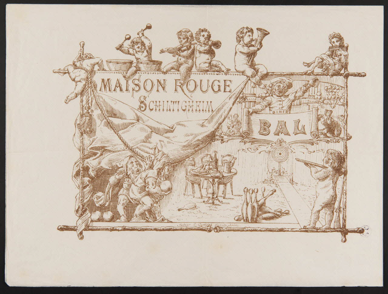 papier de commerce MAISON ROUGE  SCHILTIGHEIM 1942.3.74 Photo