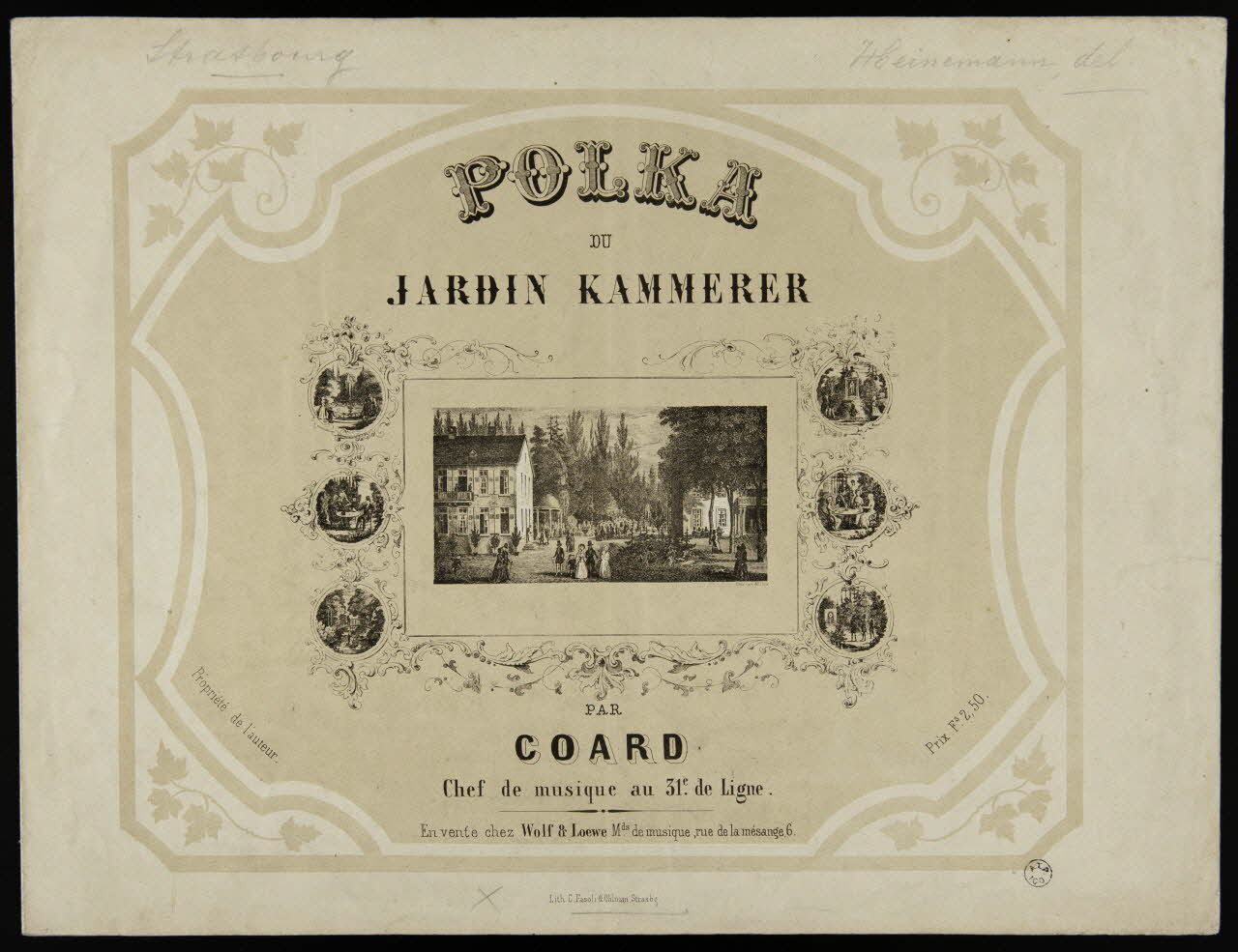 affiche publicitaire POLKA  DU  JARDIN KAMMERE 1942.3.98 Photo