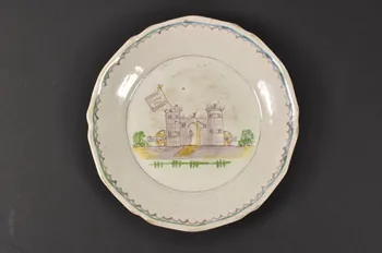 assiette creuse 1789 1968.100.18 Photo Mucem