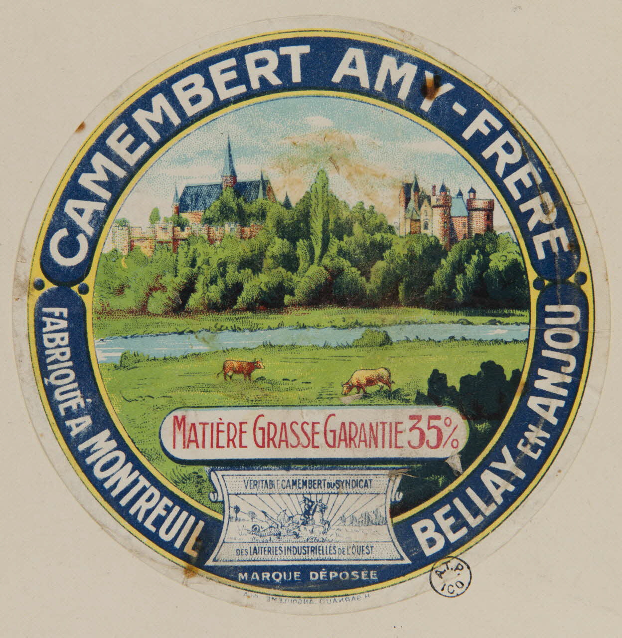 estampe CAMEMBERT AMY-FRERE 1942.5.48 Photo