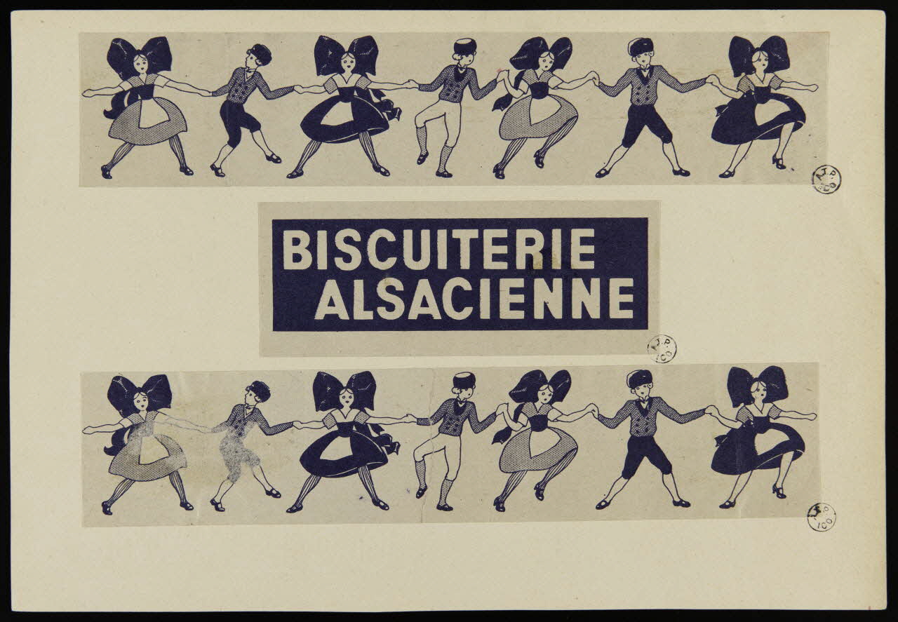 étiquette BISCUITERIE  ALSACIENNE 1942.5.6 Photo