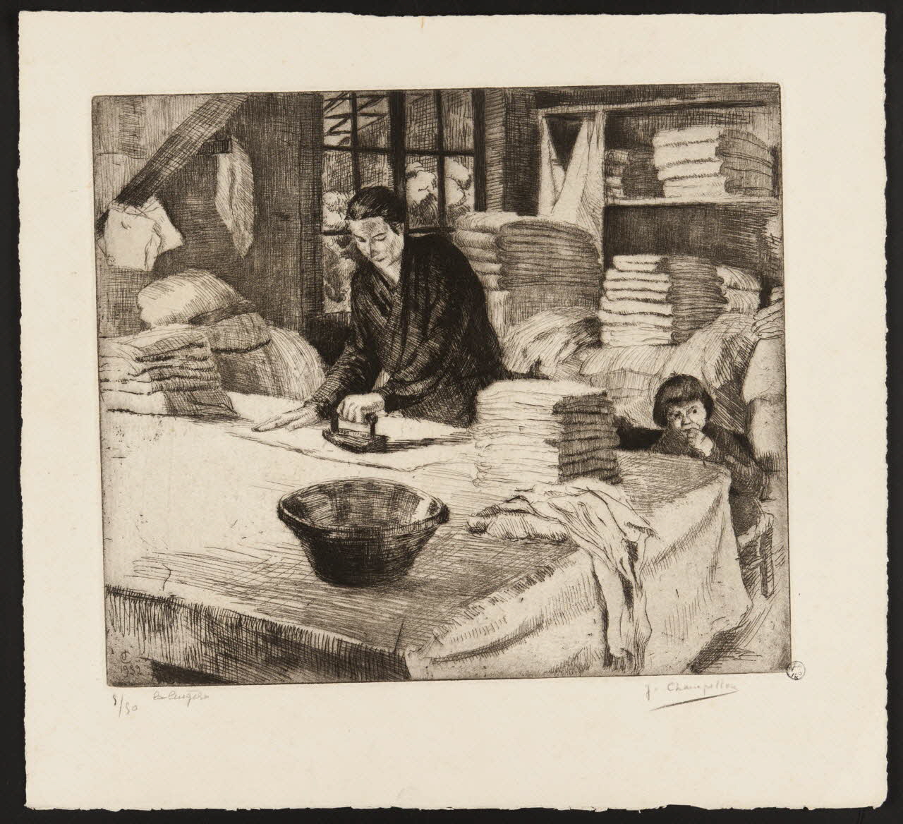 estampe La lingère 1932 1942.7.1 Photo