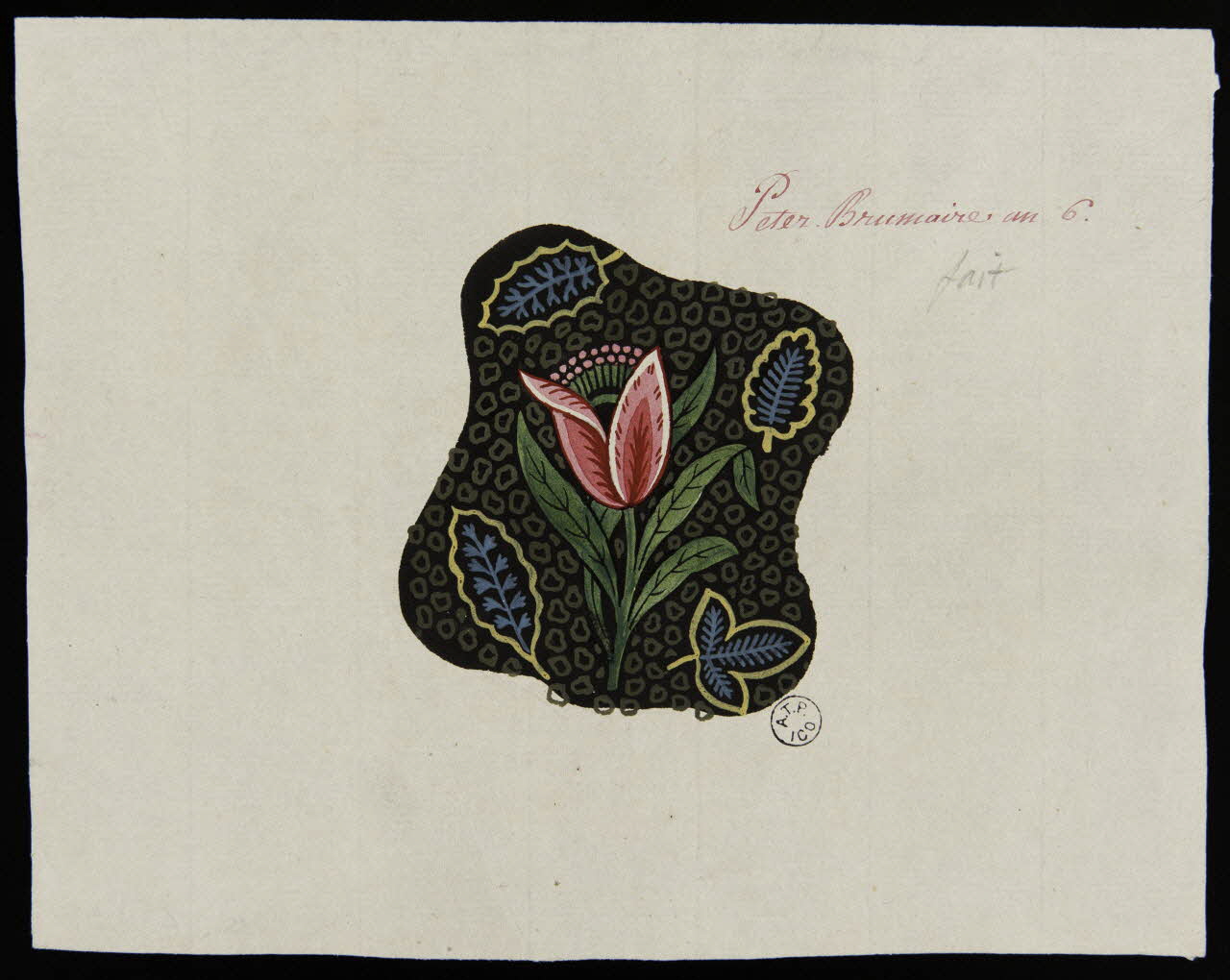 Peter dessin carton de tissu 1798 1943.1.3 Photo