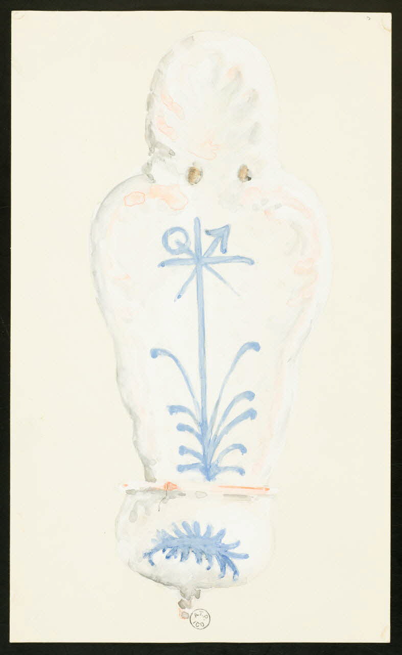 Jacques Pasquet dessin Bénitier 1943 1943.15.1 Photo