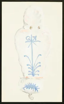 Jacques Pasquet dessin Bénitier 1943 1943.15.1  Photo
