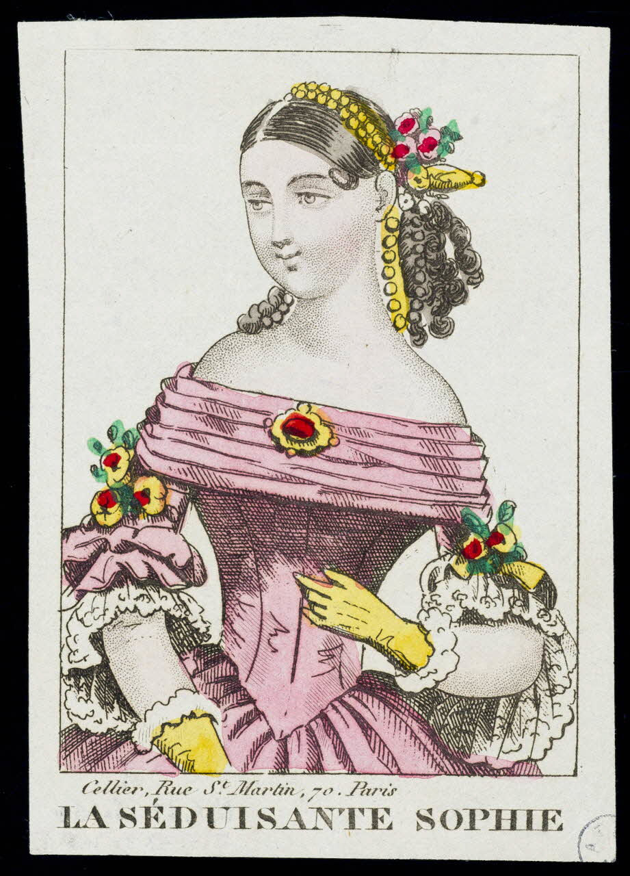 Cellier estampe LA SEDUISANTE SOPHIE Paris 1845-1855 1943.16.104 Photo