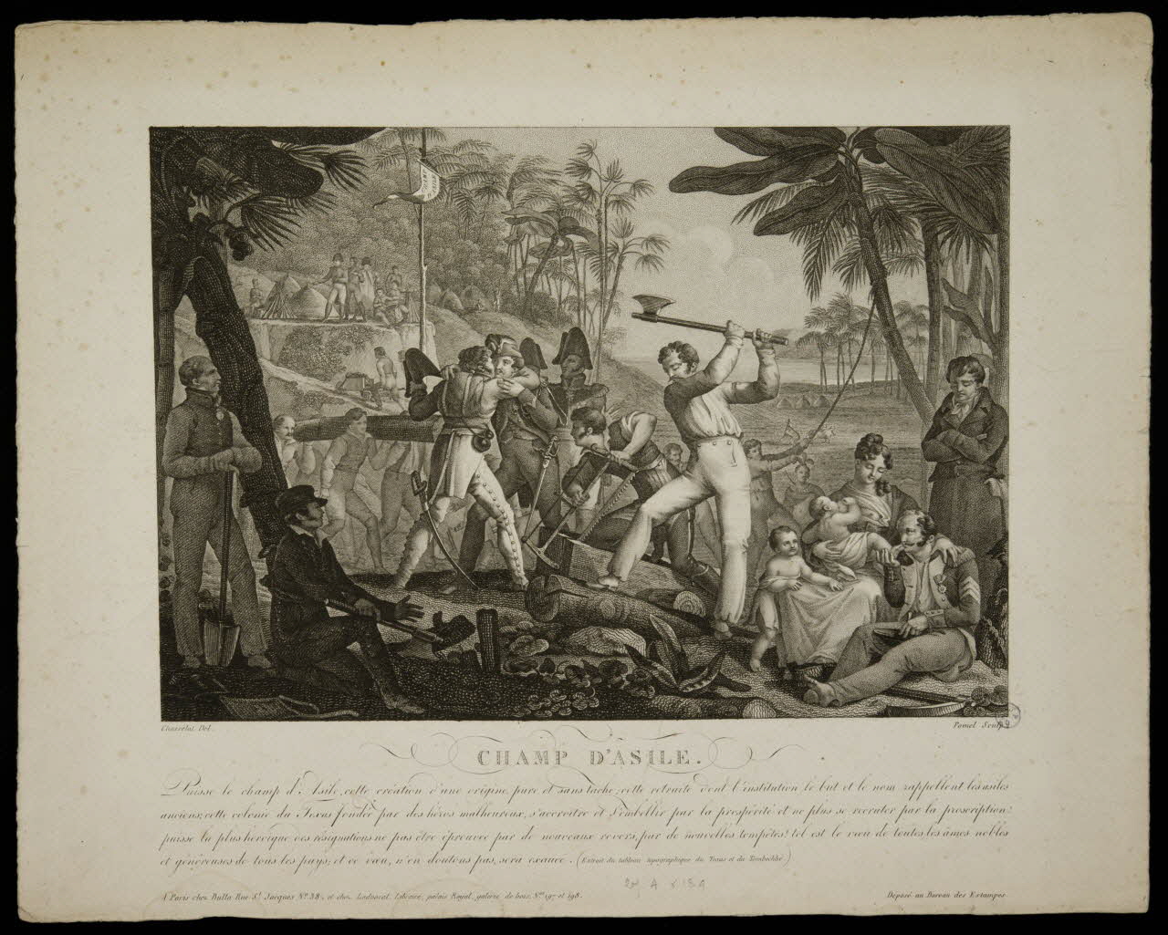 estampe CHAMP D'ASILE. 1943.16.118 Photo