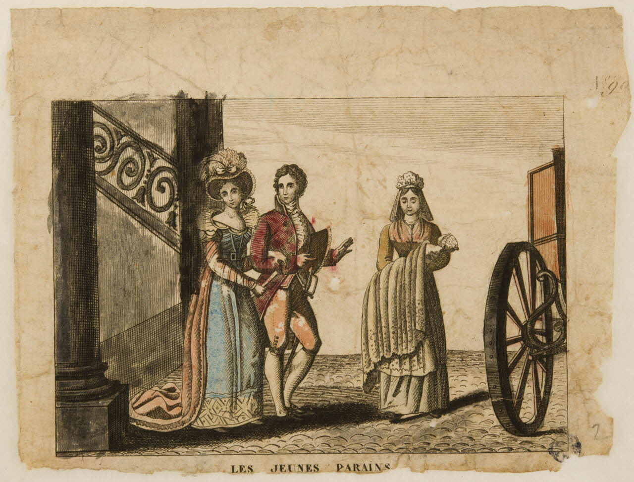 estampe LES JEUNES PARAINS 1814-1830 1943.16.123 Photo