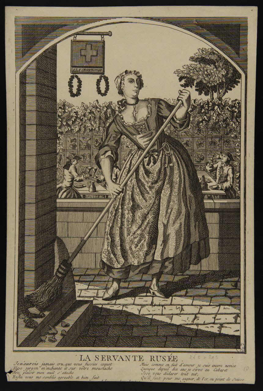 estampe LA SERVANTE RUSEE. 1943.16.134 Photo