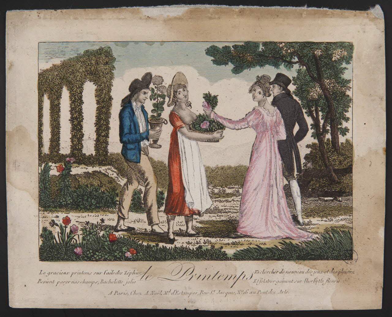 A. Noël estampe le Printemps Paris 1805-1815 1943.16.151 Photo