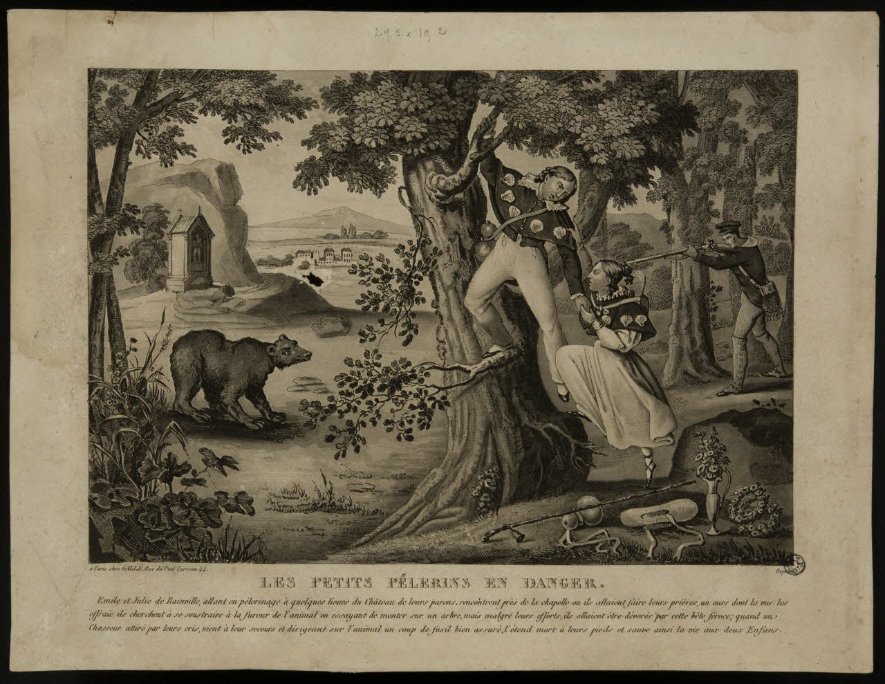 pendant LES PETITS PELERINS EN DANGER. 1943.16.225 Photo