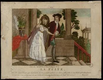 Agustoni partie d'ensemble LA FUITE. Paris 1820-1830 1943.16.25  Photo