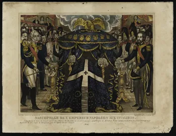 Vayron ; Codoni élément d'ensemble SARCOPHAGE DE L'EMPEREUR NAPOLEON AUX INVALIDES. France 1820-1840 1943.16.277 Photo
