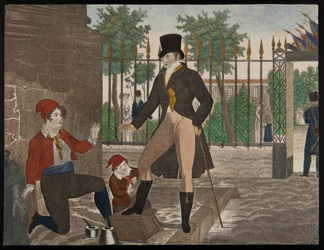 estampe Claudine reconnaît son séducteur à Turin 1815-1825 1943.16.28 Photo