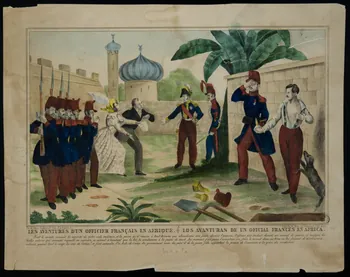 Bès A. ; Dubreuil Fils aîné ; Bès et D estampe LES AVENTURES D'UN OFFICER FRANÇAIS EN AFRIQUE. Paris 1835-1845 1943.16.289 Photo