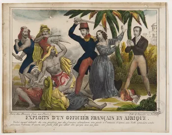 Gosselin ; Maesani estampe EXPLOITS D'UN OFFICIER FRANCAIS EN AFRIQUE. Paris 1835-1845 1943.16.290 Photo