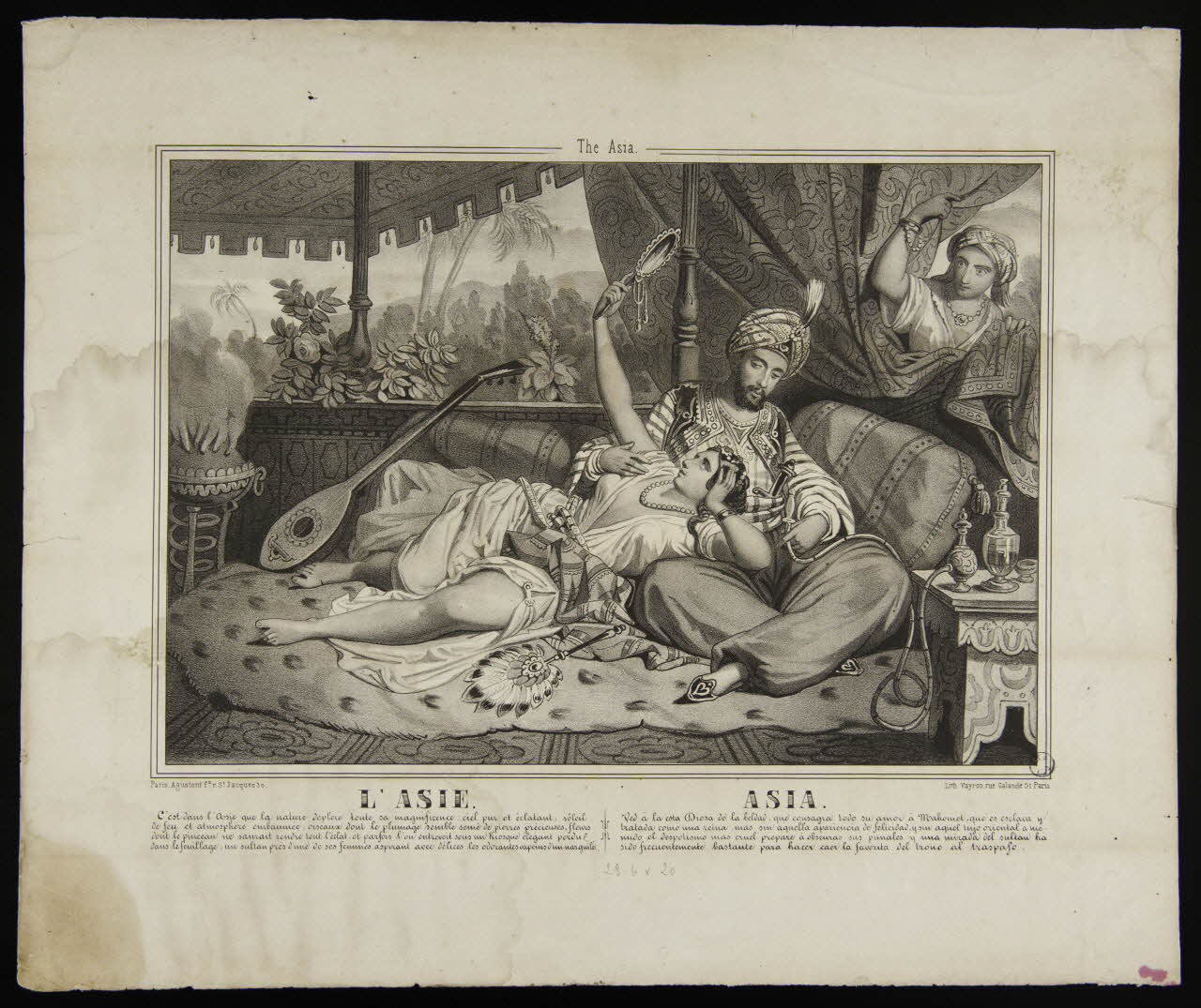 estampe L'ASIE. 1943.16.294 Photo