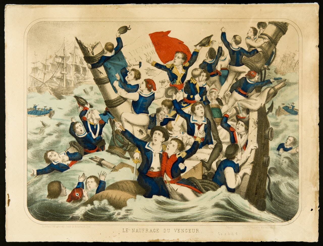 estampe LE NAUFRAGE DU VENGEUR. 1943.16.300 Photo