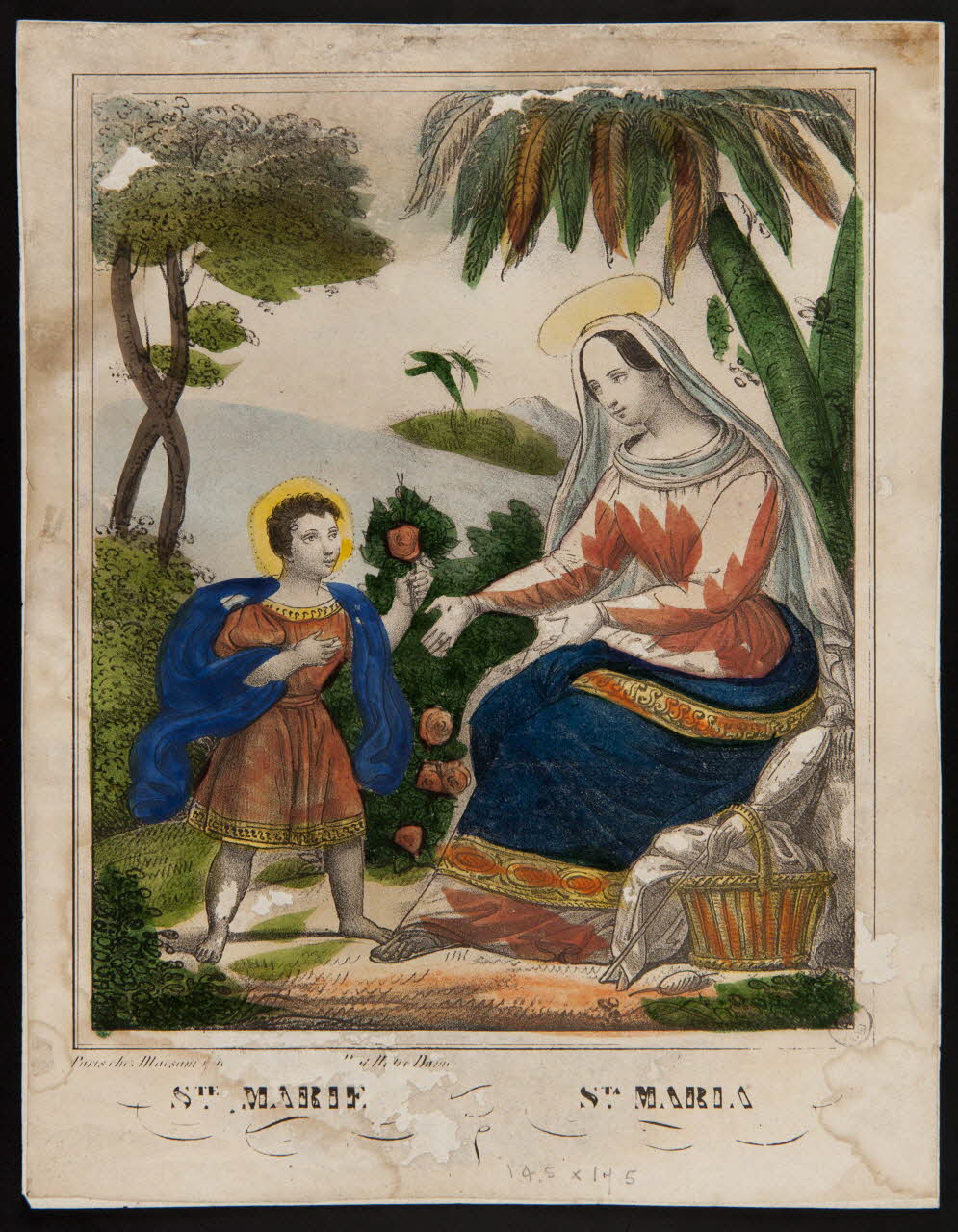 Maesani estampe STE. MARIE  STA. MARIA Paris 1835-1845 1943.16.308 Photo