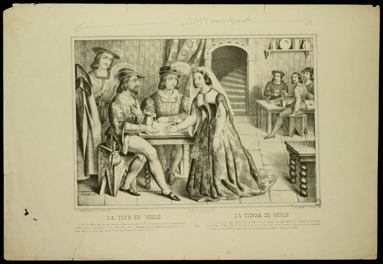 Sornet ; Mine élément d'ensemble LA TOUR DE NESLE Paris 1845-1855 1943.16.320 Photo