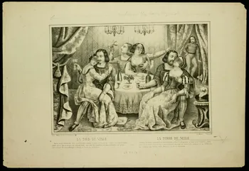 Sornet ; Mine élément d'ensemble LA TOUR DE NESLE Paris 1845-1855 1943.16.321 Photo
