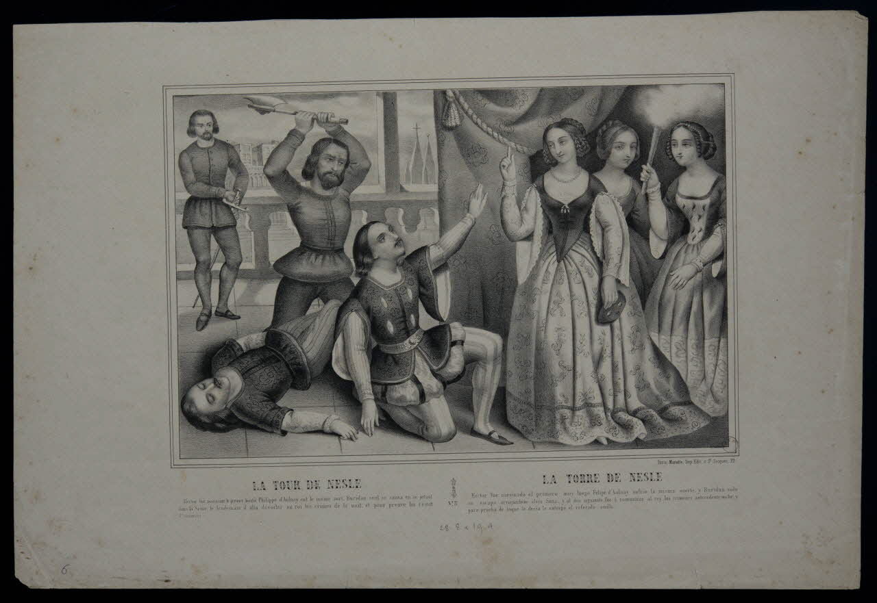 élément d'ensemble LA TOUR DE NESLE Paris 1855-1865 1943.16.322 Photo