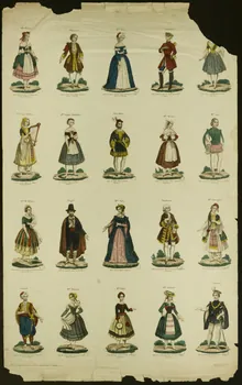 suite de figures Acteurs et actrices 1943.16.331 Photo