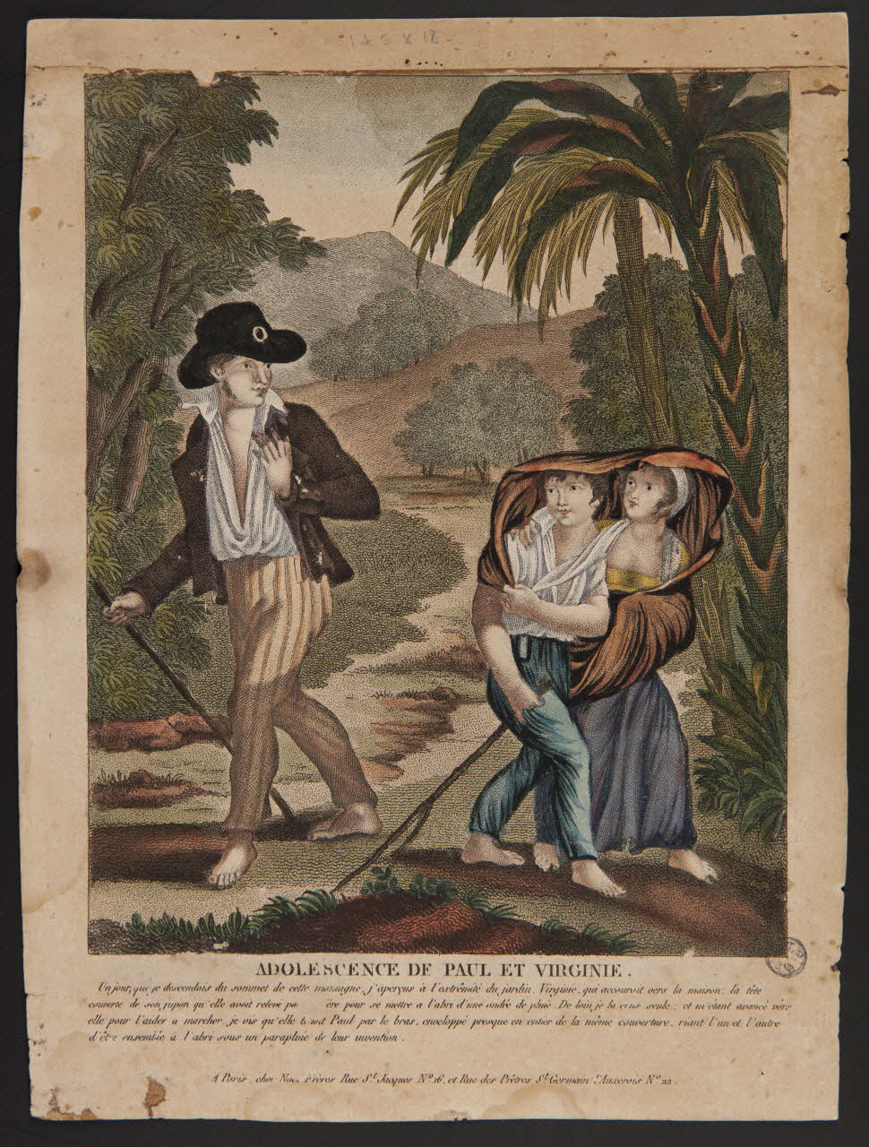 Noël frères partie d'ensemble ADOLESCENCE DE PAUL ET VIRGINIE. Paris 1806-1814 1943.16.34 Photo
